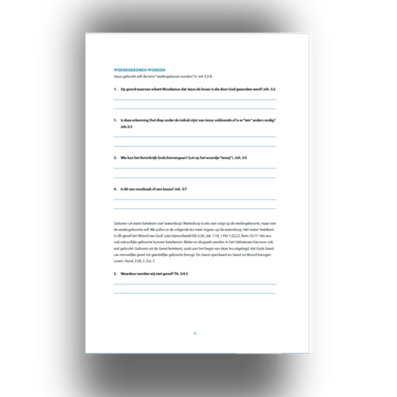 Studieboek: School voor een Bijbels Fundament (Dutch)